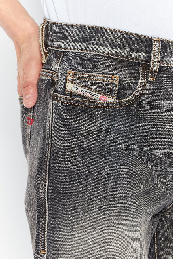 Diesel Men 2020 D Viker Regular Fit Washed Non Stretchable Jeans Black Trendyol