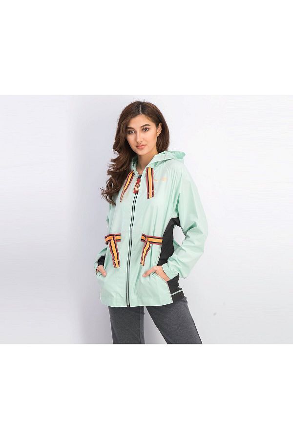 Puma Women Sports Jacket Mist Green Trendyol