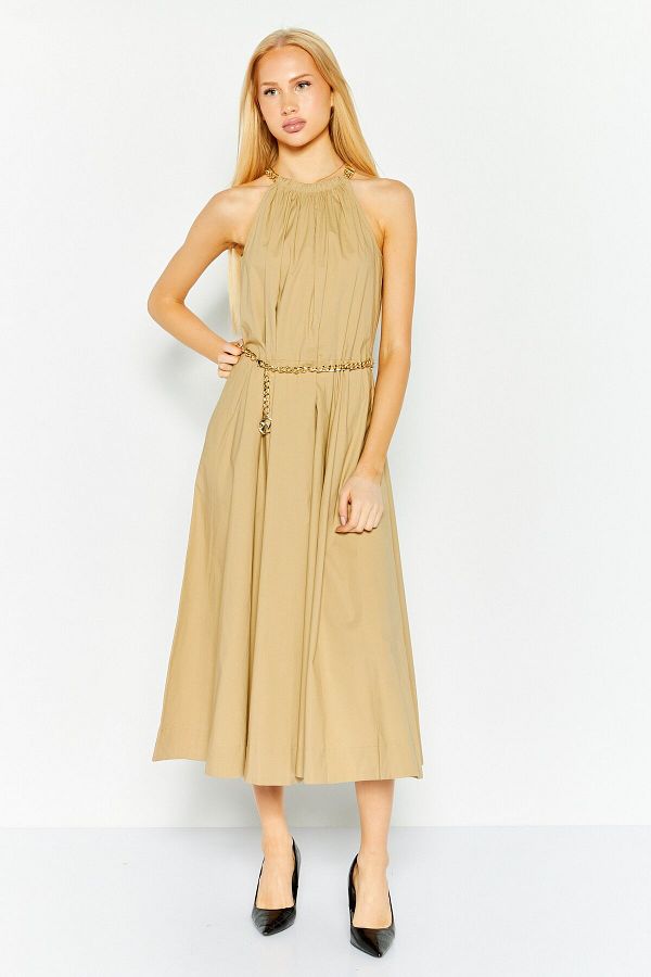 Michael kors chain midi dress online