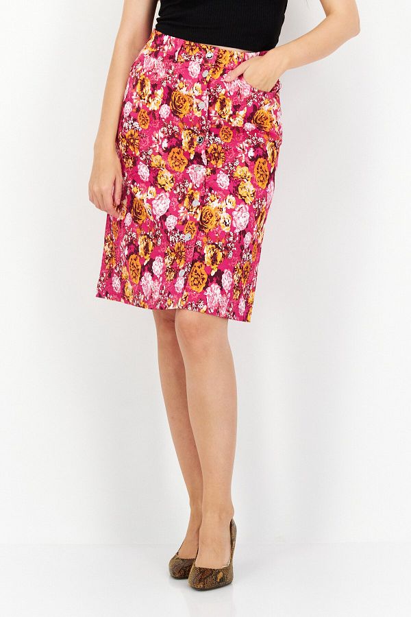 Y.a.s floral midi skirt clearance