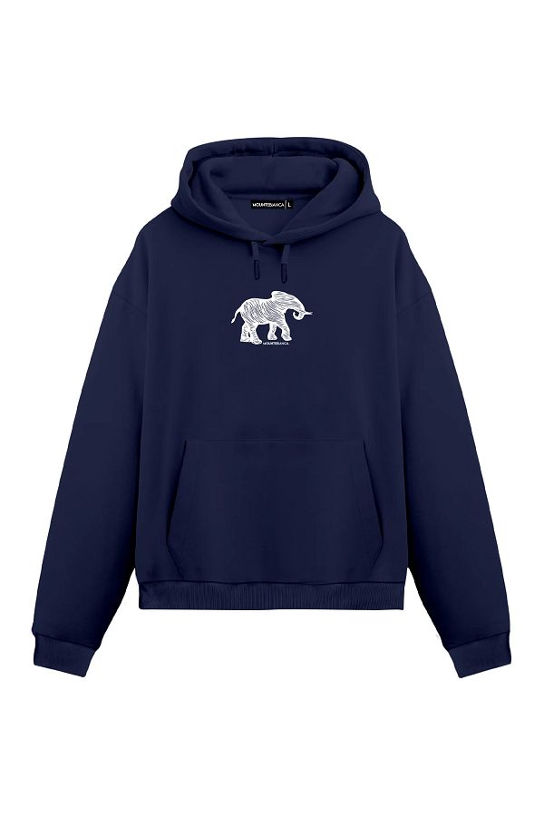 Mounte Bianca-Unisex Elephant - Hanorac obișnuit 1