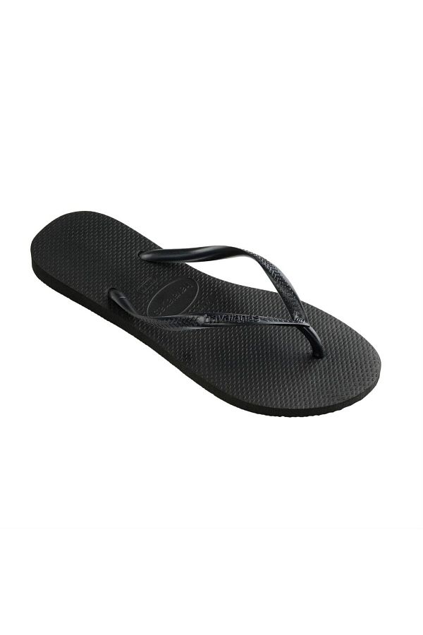 Havaianas-Λεπτές μαύρες μαύρες γυναικείες παντόφλες 1
