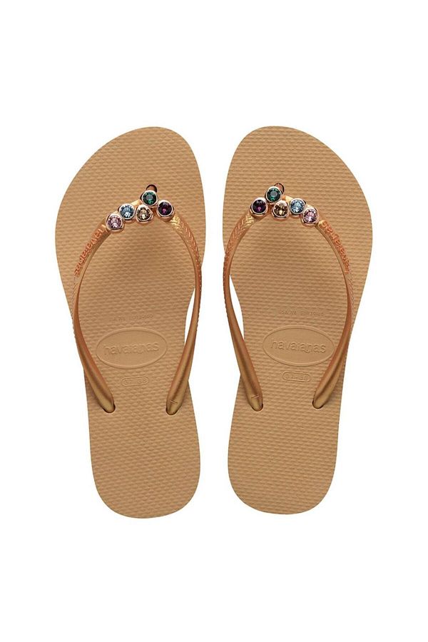 Havaianas Luxury Golden Slim Flatform Women s Slippers Trendyol