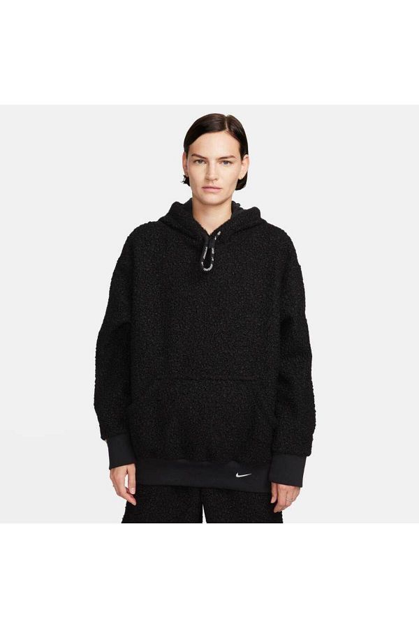 Nike women's pullover sherpa hoodie discount