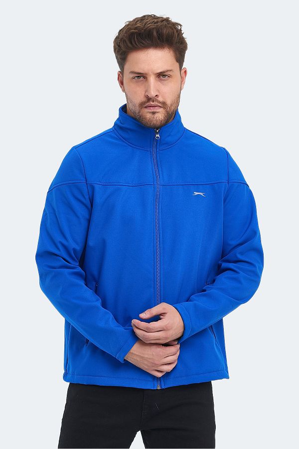 Slazenger Rapido Men s Saks Blue Coat and Coat Trendyol