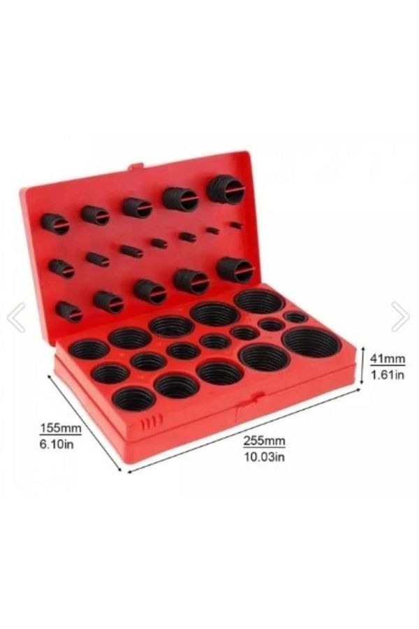 Rptech--oring Set Inch 30 Types 382 Pieces Red Orkit-5a 1