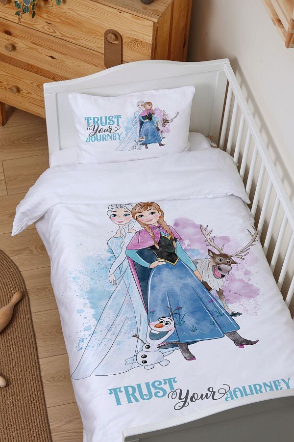 Tu ba Ku u Park Bed Crib Bedding Set 80X120 Cartoon Series Frozen Elsa And Anna Trendyol