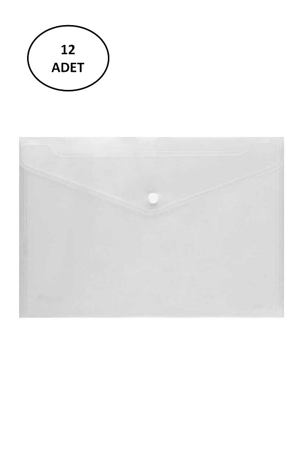 Rasanet-Abka Transparent Snap File A3 Document Files 12 Pieces 1