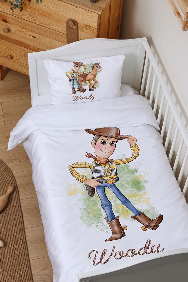Tu ba Ku u Organic Baby Bedding Set 100X150 Cartoon Series Toy Story Woody Trendyol