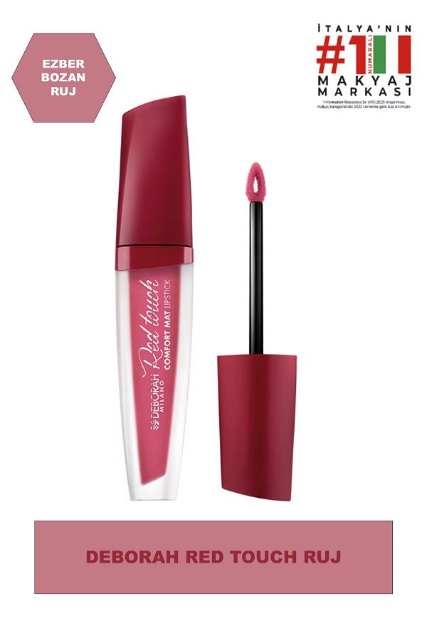 Deborah-Red Touch Lipstick No: 04 Rose Mauve Lipstick 1