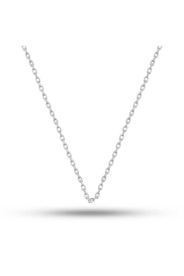 ECOME-Silver 0.30 Micron 45 Cm Force Women's Chain 1