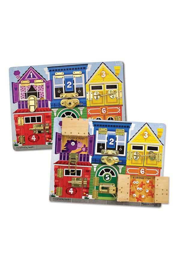 Melissa & Doug-Melissa And Doug Wooden Locksmith Board 1