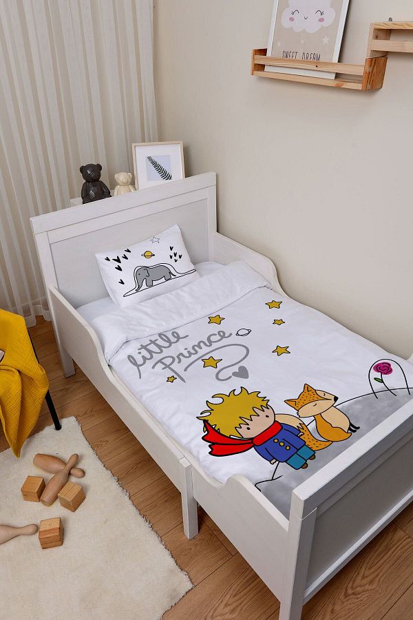 Tu ba Ku u Park Bed Crib Bedding Set 80x120 Pure Baby Series Painting Little Prince Trendyol