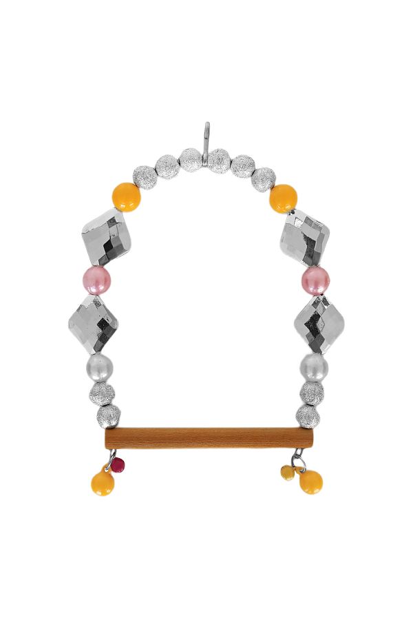 CEKAVE-Bird Swing Large Shiny Beads 10-16 cm 1