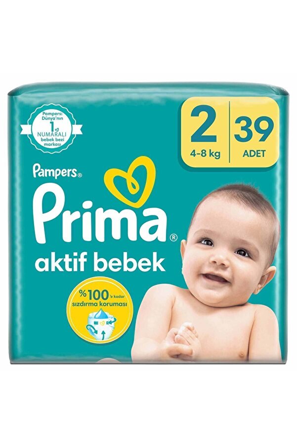 Prima Aktif Bebek Bezi 2 Beden 39'lu Mini Fırsat Paketi