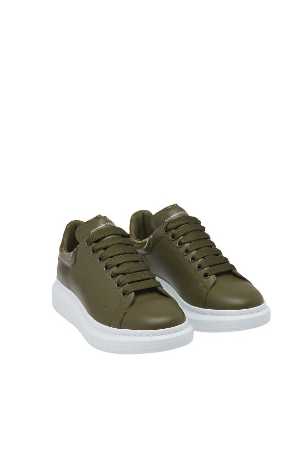 Alexander mcqueen khaki sneakers store