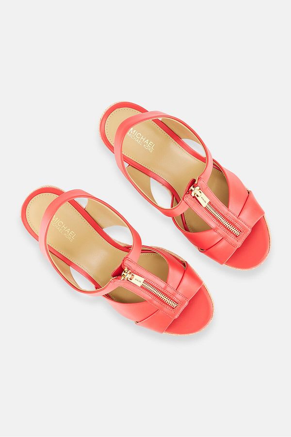 Michael kors zipper wedges discount