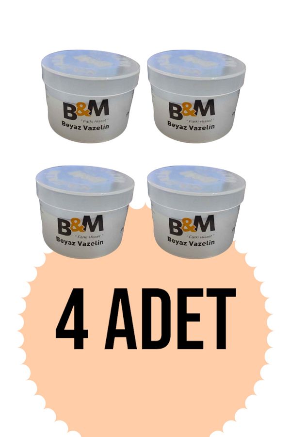 B&M-4 Pieces of Moisturizing Gel Vaseline - 50 ml (200 ml) 1