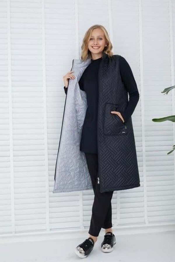 Moodbasic-Double Sided Long Vest 1