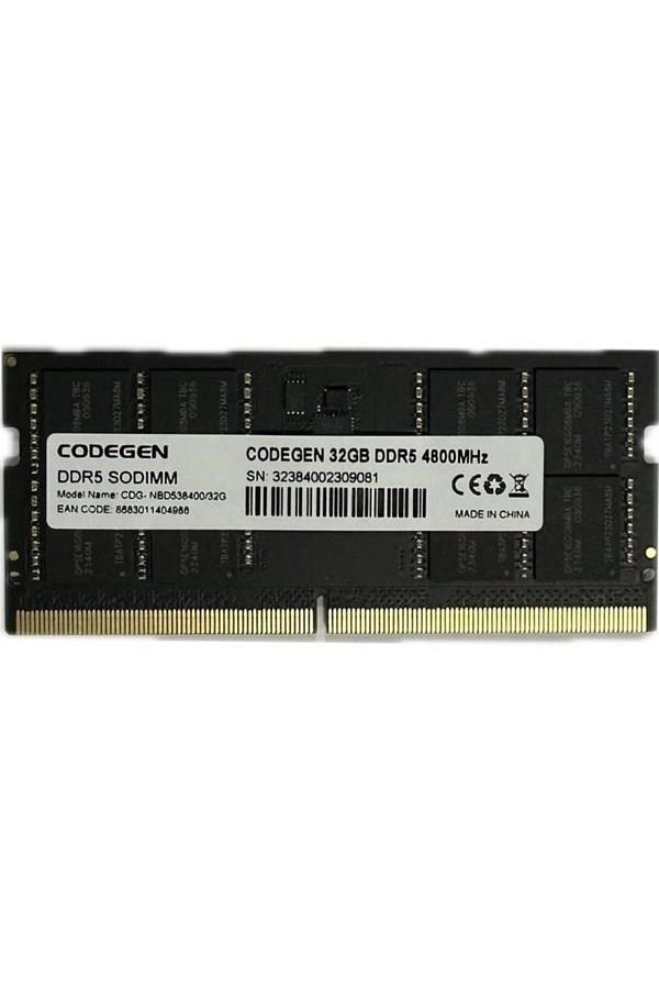 CODEGEN-32GB DDR5 4800MHZ NOTEBOOK RAM VALUE CDG-NBD538400/32G 1