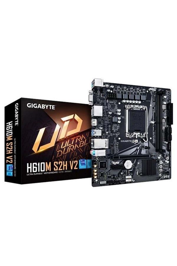 Gigabyte-H610M S2H V2 Ddr5 HDMI Dvi Dp Pcie 16X V4.0 1700P Matx 1