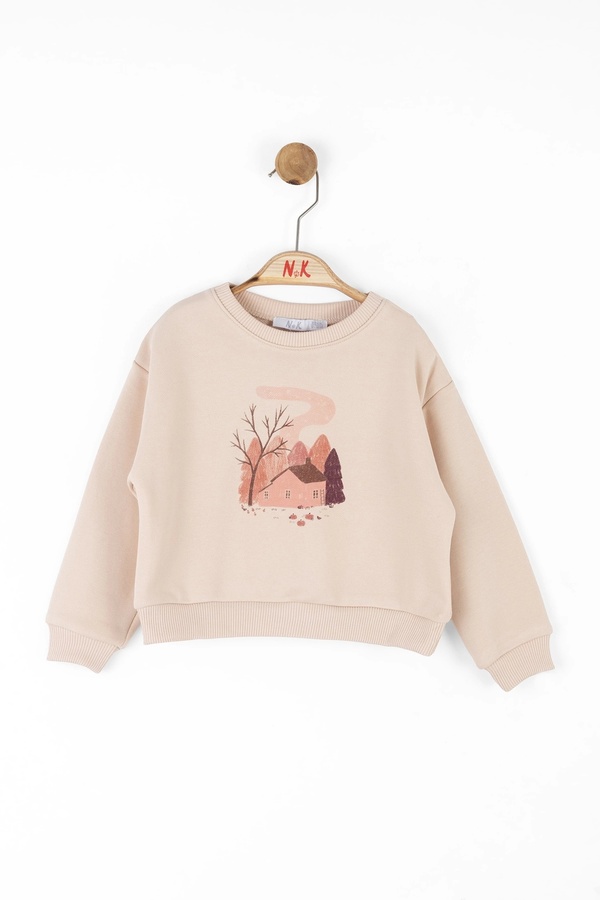 Nk Kids Krem Kız Bebek Canyon Sweat