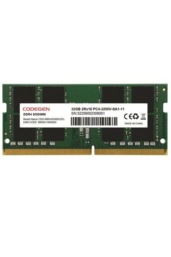 CODEGEN-32Gb Ddr4 3200Mhz Notebook Ram Value Cdg-Nbd425600/32G 1