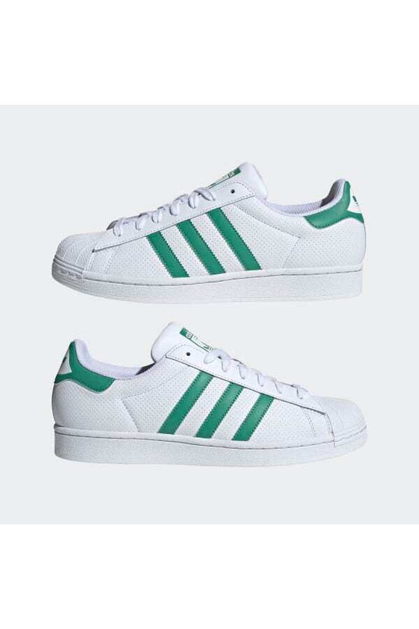 Superstar white green on sale