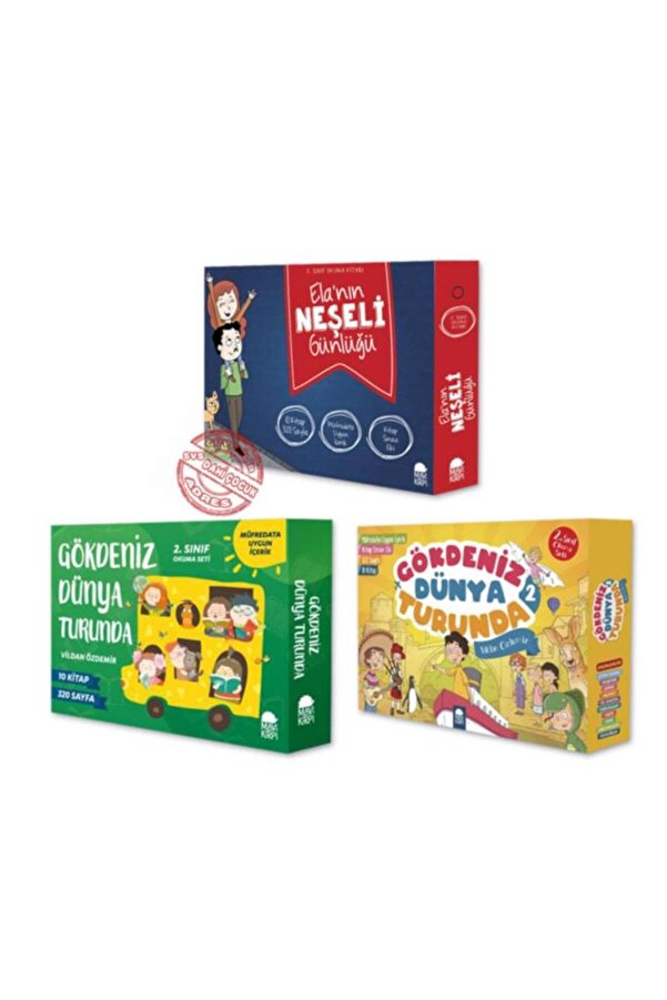 Mavi Kirpi Yayınları Mavi Kirpi 2. Sınıf Hikaye Seti 3 Set 30 Kitap Gökdeniz 1-2 Elanın Neşeli Günlüğü