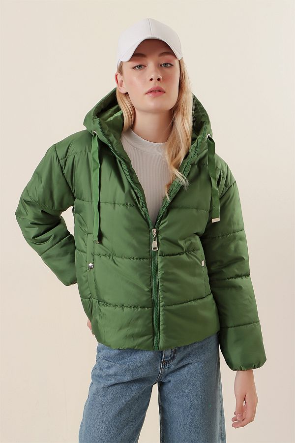 Emerald green puffer jacket 2025