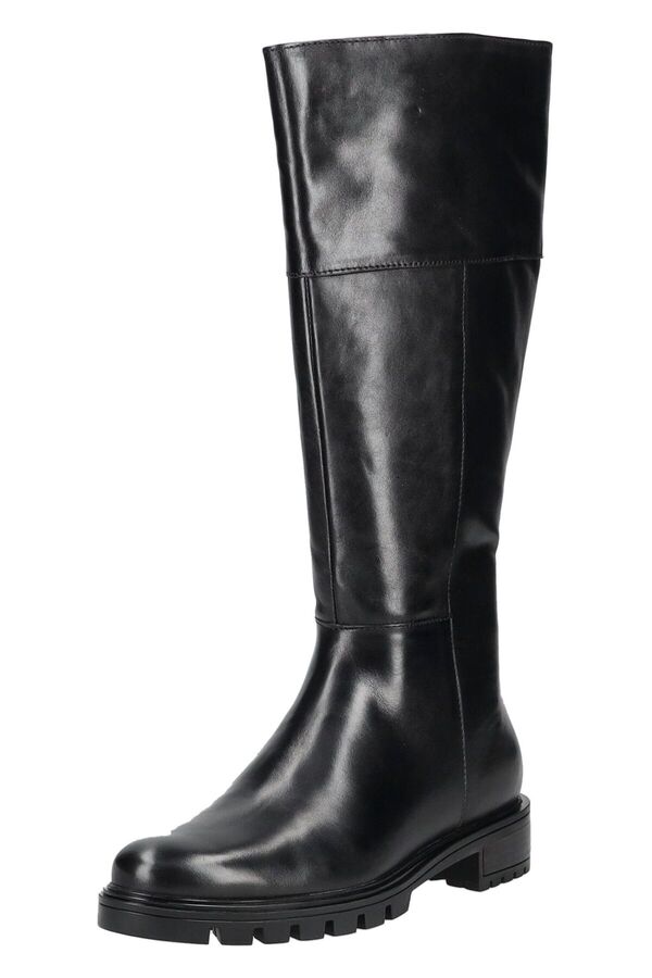 CAPRICE Stiefel Mit Blockabsatz, G-Weite – Mix Aus Leder & Textil, Stylisch & Komfortabel