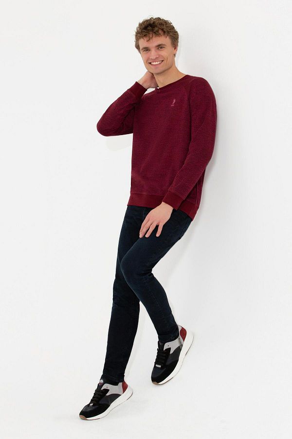 U.S. Polo Assn.-Men's Cherry Sweatshirt 1