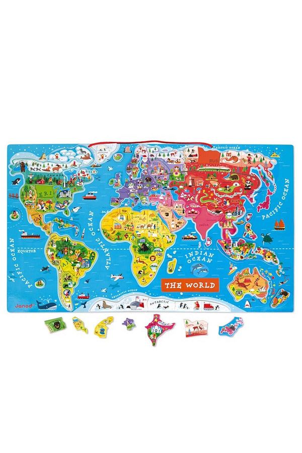 Imaginarium-Janod Magnet Game - World Map 1