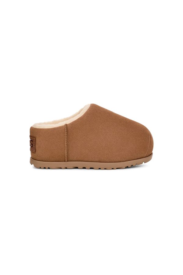 UGG-Γυναικείο λογότυπο από συνθετικό δέρμα καθημερινής χρήσης Tan Boots & Bootie 1158215 -ΤΑΜΠΑ 1