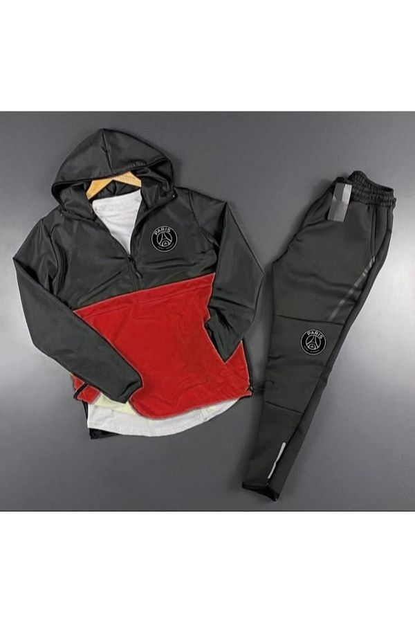 ByFourMan Fourman Red Scuba Tracksuit Upper and Lower Windbreaker Trendyol