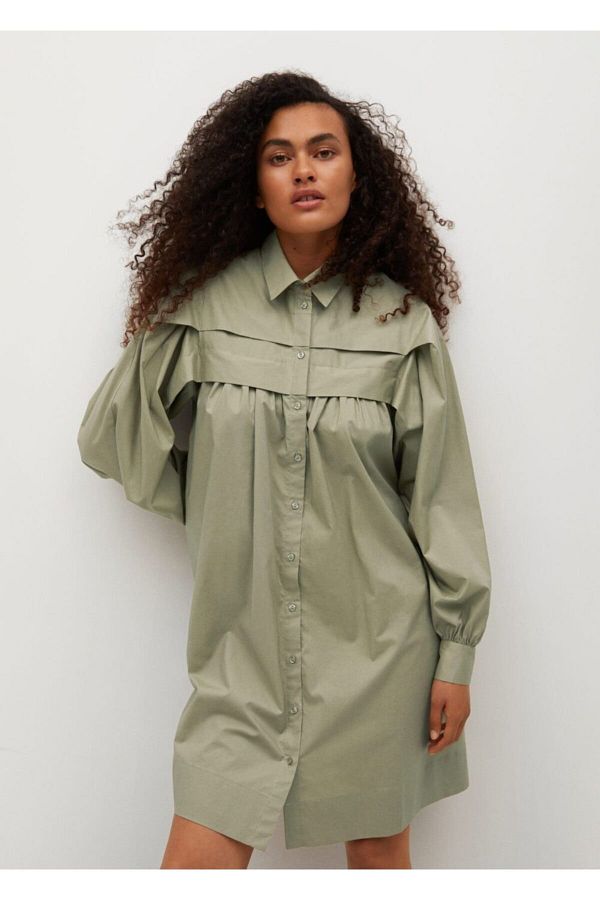 Mango cotton shirt dress 2025