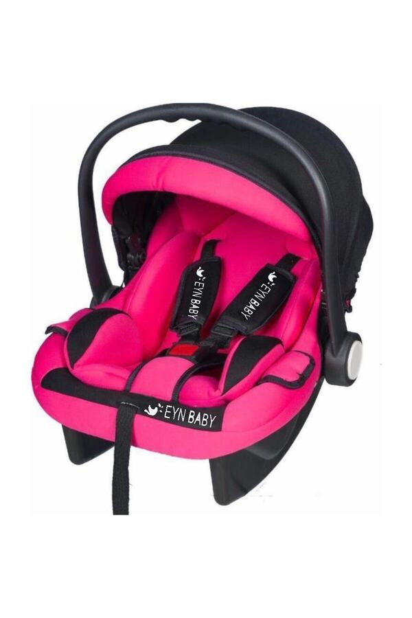 eynbaby Lüx Pedli Bebek Puset Taşıma Bebek Oto Koltuğu Puset  Ana Kucağı Pembe
