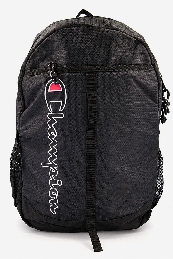 Champion Men Brand Logo Backpack Bag 32 L x 45 H x 16 W cm Black Trendyol
