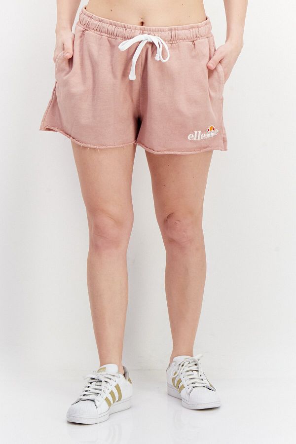 Ellesse Women Drawstring Brand Logo Training Shorts Pink Trendyol