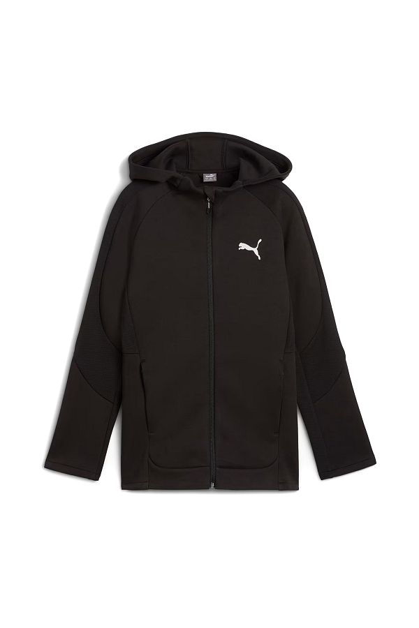 Puma-681803 -01 Evostripe Fz Black Hoodie - Children's Jacket 1