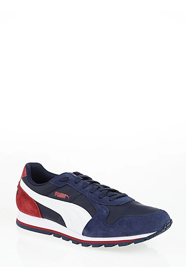 Puma St Runner Nl Men s Navy Blue Claret Red Casual Shoes Trendyol