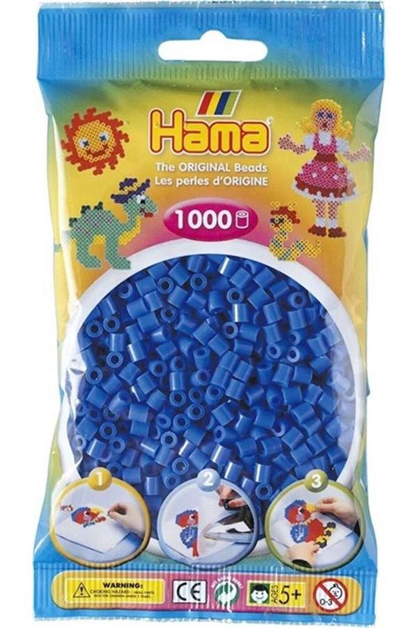 Hama-Light Blue Midi Beads - 1,000 1
