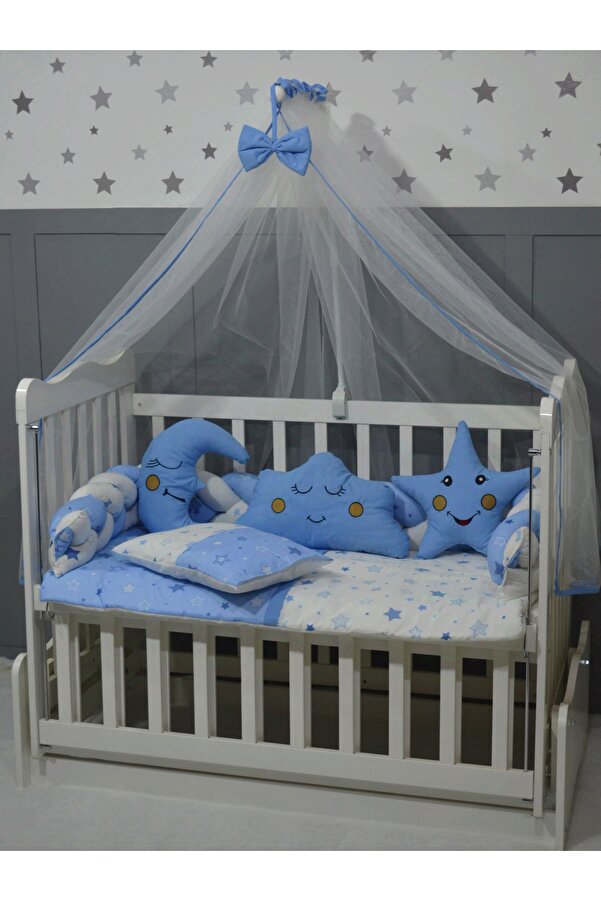 FISTIK BEBE ÖRGÜ BEBEK UYKU SETİ 60X120 9 PARÇA
