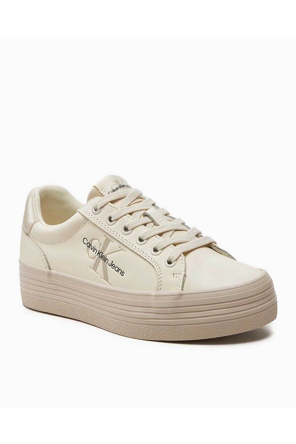 Calvin Klein Platform Navy Blue Sneakers Flatform Lace up Sneakers Trendyol
