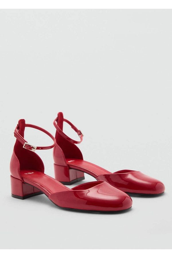 MANGO Woman-Lakkbőr magassarkú – kinézetű design 1
