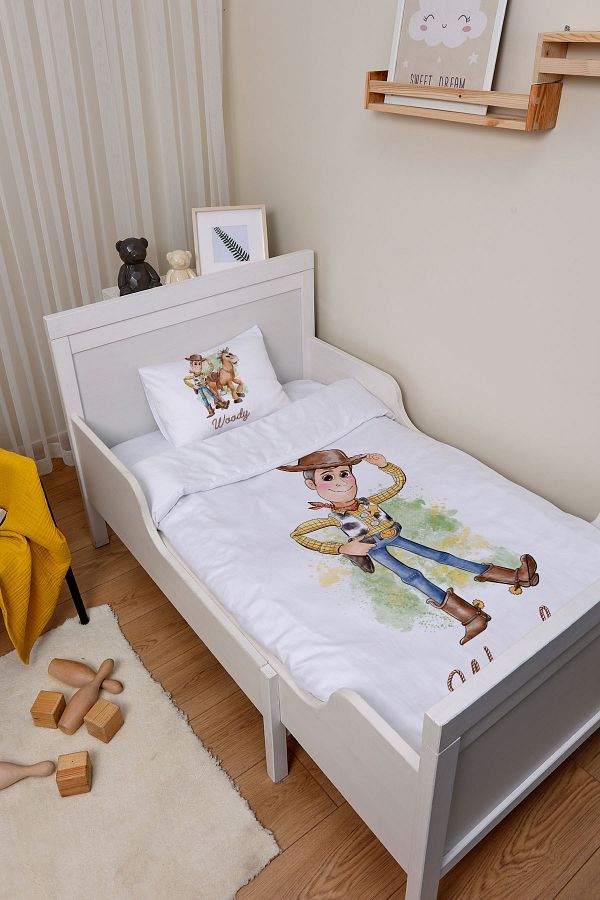 Tu ba Ku u Organic Baby Bedding Set 100X150 Cartoon Series Toy Story Woody Trendyol