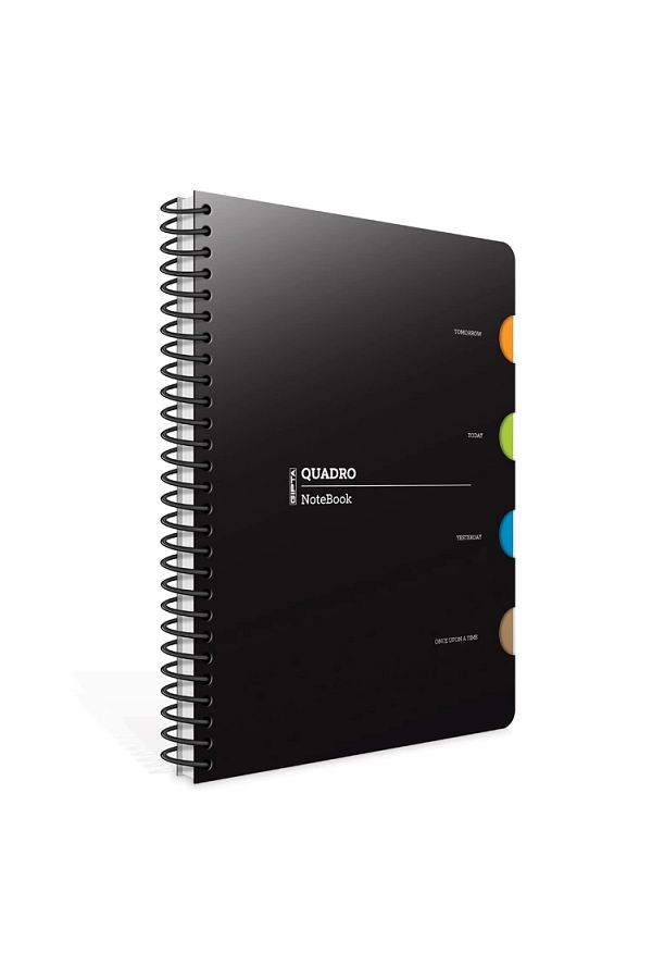 Quadro Lined Notebook 17x24 150yp Pp.Cover Model 2907