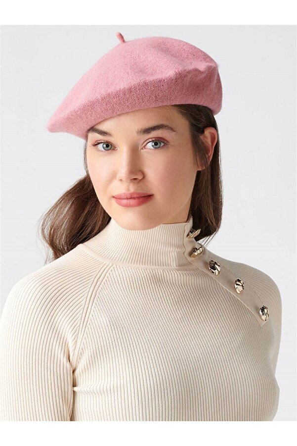 Külah Women's Painter Beret Pink French Hat- Trendyol