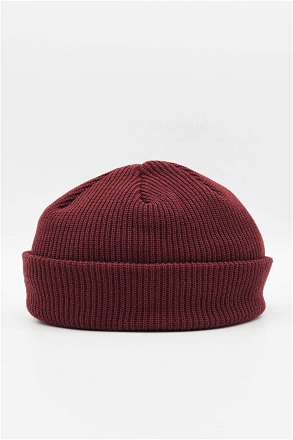 Külah Women's Burgundy Hiphop Docker Beret Folding Cap Hat- Trendyol
