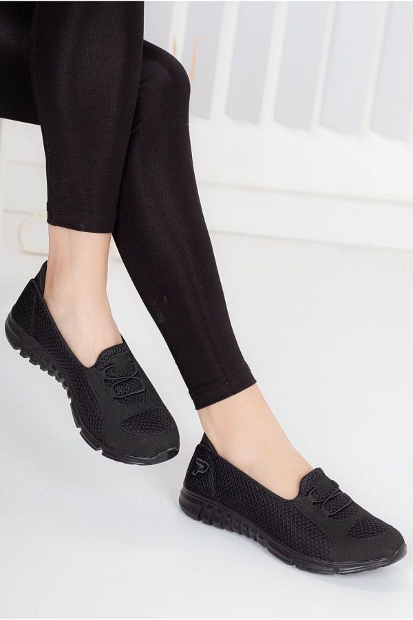 PERFORMANCE Black Women s Summer Sneakers Laceless Trendyol